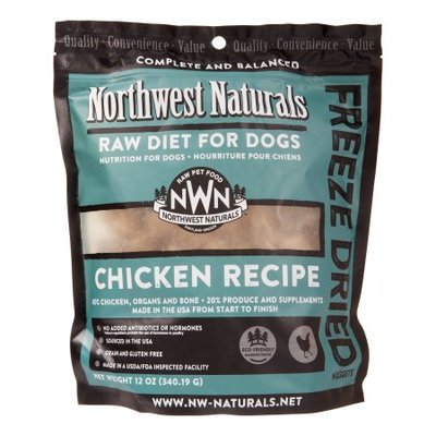 NW Naturals Nuggets Grain-Free Chicken Freeze Dried Dog Food, 12 Oz