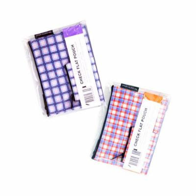 too cool for school Check Flat Pouch