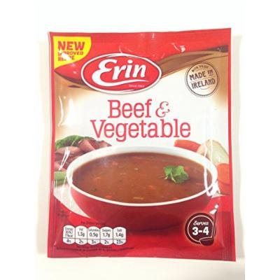Erin Beef & Vegetable Soup (4 x 68g packs)