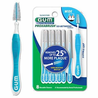 GUM Go-Betweens Proxabrush Cleaners WIDE 8 Each