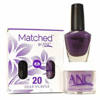 ANC m20 Amazing Nail Concepts Matched kit # 20 Deep Purple