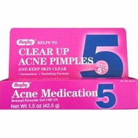 Benzoyl Peroxide 5 % Generic for Oxy Balance Acne Medication Gel 1.5oz Each