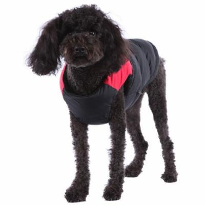 Water Rain Resistant Fleece Lined Zippered Padded Vest, Red,Small