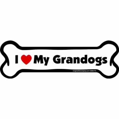 I Love My Granddogs Bone Magnet Dog 2