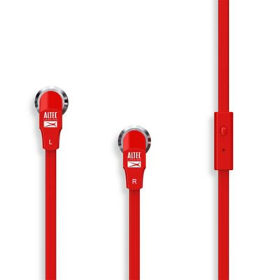 Altec Lansing Earset - Stereo - Red - Wired - Earbud - Binaural - In-ear