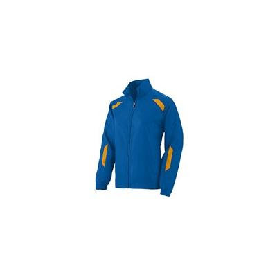 Augusta Ladies Water Resistant Micro Polyester Jacket - ROYAL/ GOLD - XS 3502