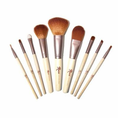 Rucci 9 Piece Natural Bamboo Makeup Bag Brush Set Reviews 2019
