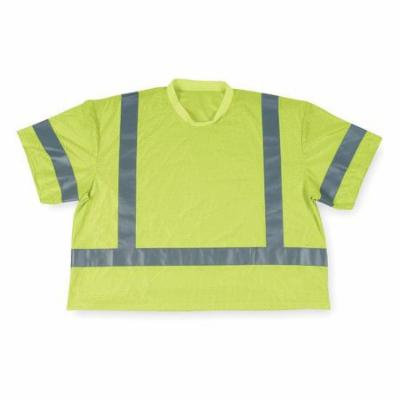 CONDOR T-Shirt,Polyester Mesh,Lime,XL 2RE41