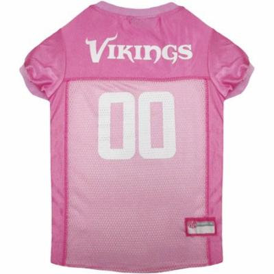 Pets First NFL Minnesota Vikings Pet Pink Jersey, 4 Sizes Available