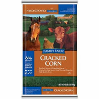 Family Farm Cracked And Cleaned Corn Animal Feed, 40 lb