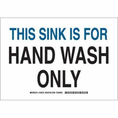BRADY Restriction Sign,10
