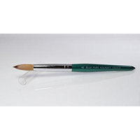Elle Green Handle Pure French Acrylic Nail Brush (Size #16 Round)