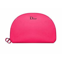 Dior Beaute Pink Patent Makeup Bag Pouch Pink Logo