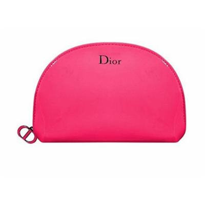 Dior Beaute Pink Patent Makeup Bag Pouch Pink Logo