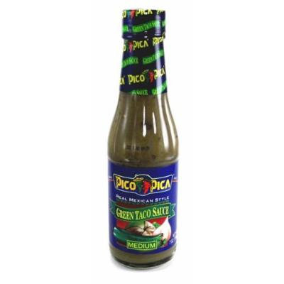 Pico Pica Green Taco Sauce Medium 7 oz (Pack of 3)