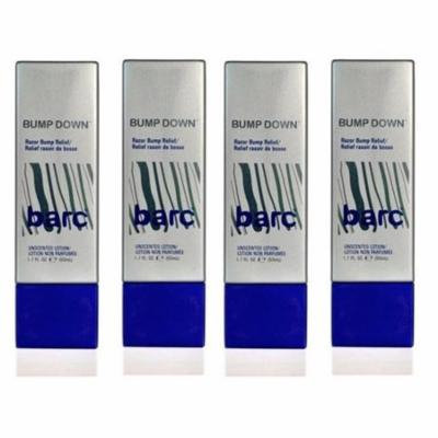 Barc Bump Down Razor Bump Relief, Alcohol-Free, Unscented Lotion, 1.7 Oz (Pack of 4)