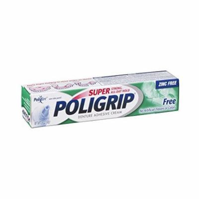 Super Poligrip Denture Adhesive Cream 2.4 Oz Each