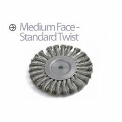 BRUSH RESEARCH MFG CO INC BSBTS816E KNOTTED WIRE WHEEL BRUSH 8