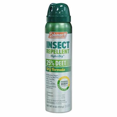 Coleman Unscented Ultra Dry Powder Aerosol Insect Repellent 25% DEET #7514 4 OZ