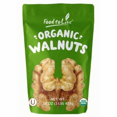 Food To Live ® Organic Walnuts (Raw, No Shell) (1 Pound)