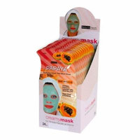 BEAUTY TREATS Papaya Purifying Dead Sea Mud Mask Display Box 24 Pcs