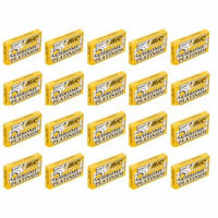 BIC Chrome Platinum Double Edge Safety Razor Blades, 100 Count