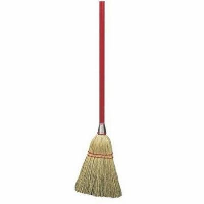 Carlisle 3-Sew Stitch Blend Corn Fiber Bristle Lobby Broom Natural, 40