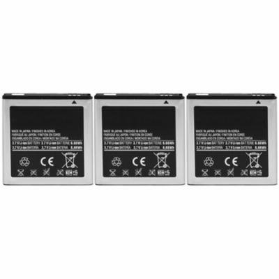 Replacement Battery 1800mAh for Samsung GALAXY S2 Virgin Mobile / SPH-D710AAABST Phone Models - 3 Pack