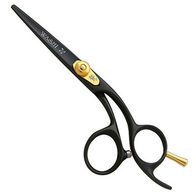 Washi Beauty - Black Colt 5.5” Hair Shear w/ Offset Handle - Cutting Scissor