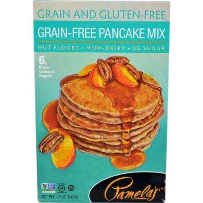 Pamela's Products Grain-Free Pancake Mix Gluten Free -- 12 oz pack of 3