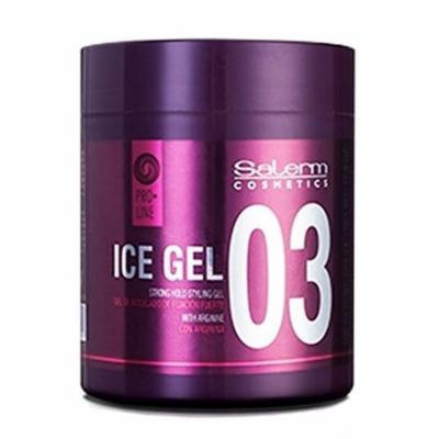 SALERM ICE GEL 03 Strong hold styling gel with Arginine (17.6 oz / 500ml)