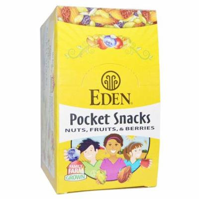 Eden Foods, Organic, Pocket Snacks, Pumpkin Seeds, Dry Roasted, 12 Packages, 1 oz