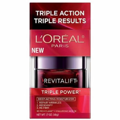 L'Oreal RevitaLift Triple Power Deep-Acting Moisturizer 1.70 oz (Pack of 4)