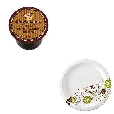 KITDIE60051046CTDXEUX9WSPK - Value Kit - Green Mountain Coffee Roasters French Vanilla Supreme Coffee K-Cups (DIE60051046CT) and Dixie Pathways Mediumweight Paper Plates (DXEUX9WSPK)