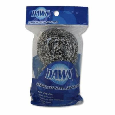 Dawn 2 Pack Stainless Steel Scourers, 2 scourers