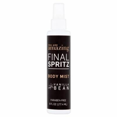 You Are Amazing Final Spritz Vanilla Bean Body Mist, 6 fl oz