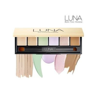LUNA PRO Conceal Palette 9g/0.32oz - 6 Colors Contour Face Cream Concealer Camouflage Makeup Pallet