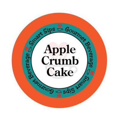 Smart Sips Coffee Apple Crumb Cake Flavored Coffee, 48 Count, Single Serve Cups Compatible With All Keurig K-cup Brewers