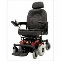 6 Runner Power Chair Color: Red