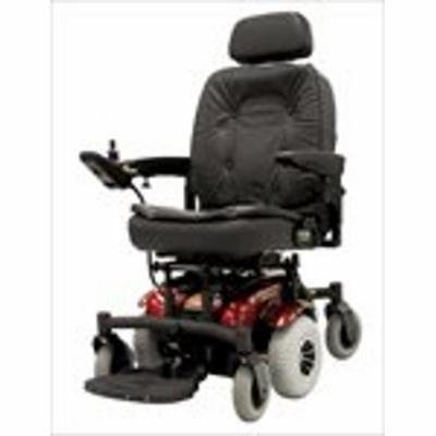 6 Runner Power Chair Color: Red