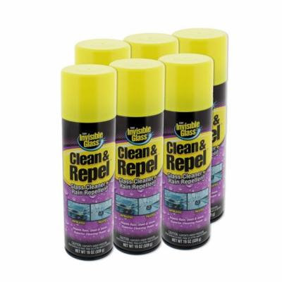 Stoner Car Care 91184 Invisible Glass Clean & Repel Aerosol, 6-Pack