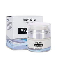 Anti Aging Eye Gel for Puffiness, Dark Circles, Dry Eyes, Wrinkles and Bags Moisturizing Serum Natural Cream with Hyaluronic Acid Peptides