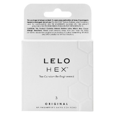 Lelo Hex Original Condoms - 3 Count