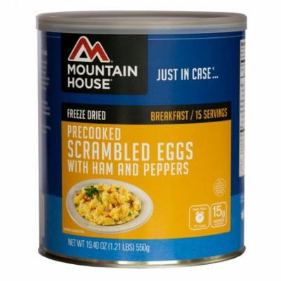 Mountain House - (6 Pack) Scrambled Eggs with Ham & Peppers Breakfast - #10 Can