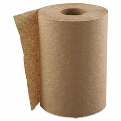 Generations Consumer Products Hardwound Roll Towels, 1-Ply, Brown, 8