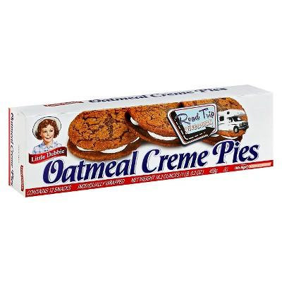 Little Debbie Oatmeal Creme Pies 12 Ct, 1 Box