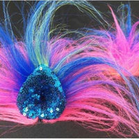 Kritter Klips Handcrafted Realistic Clip-On Hair Accessories- Rainbow Sparkle Fantasy Ears