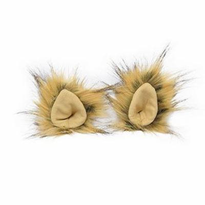 Kritter Klips Handcrafted Realistic Clip-On Hair Accessories- Blonde Wildcat Ears