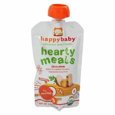 HappyBaby - Organic Baby Food Stage 3 Meals Ages 7+ Months Chick Chick - 4 oz.(pack of 4)