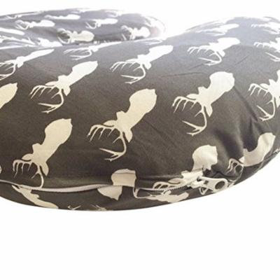 DANHA Jersey Fabric Nursing Pillow Cover | Deer Slipcover | Best for Breastfeeding Moms | Soft Fabric Fits Snug On Nursing Pillows to Aid Mothers While Breast Feeding | Great Baby Shower Gift